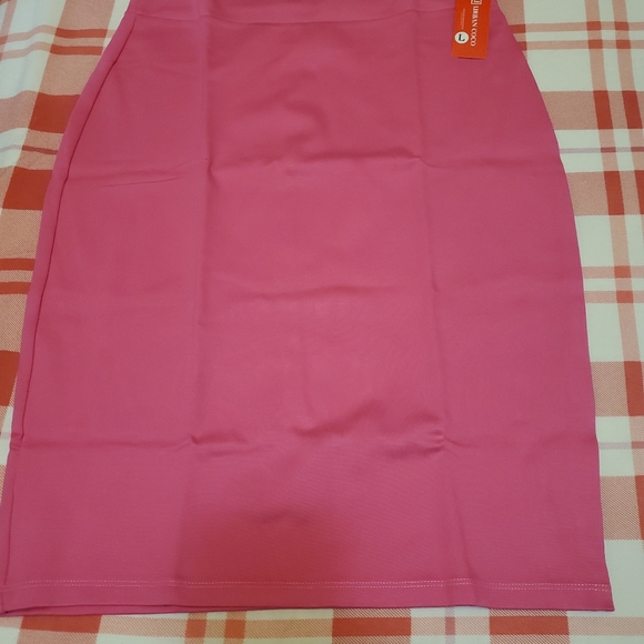 Women's Knee Length Fitted Skirt - Picture 3 of 6